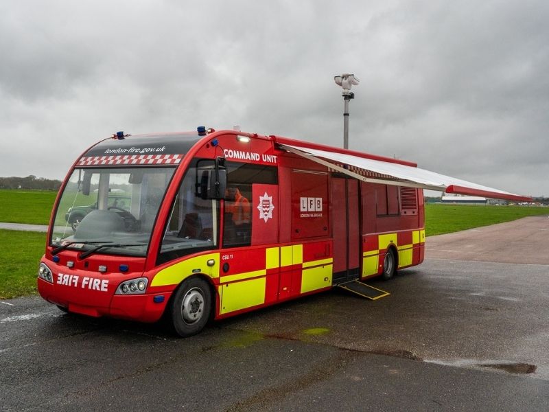 Command Unit with the awning out.